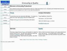 Tablet Screenshot of groovygig.com